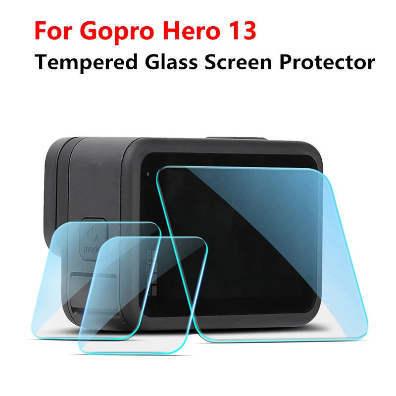 9H Tempered Glass Screen Protector for GoPro Hero 13 Black Lens Protection Protective Film for Gopro 13 Camera Accessories