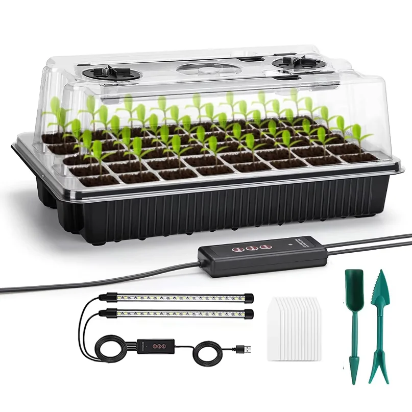 Smart Garden Domes - 1 Set, Baki Semai Benih Dengan