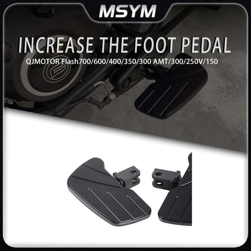 

Заготовка для ног мотоцикла, широкие подножки, подножки для педалей, подножки для QJMOTOR Flash 700 600 400 350 300AMT 300 250 В 150