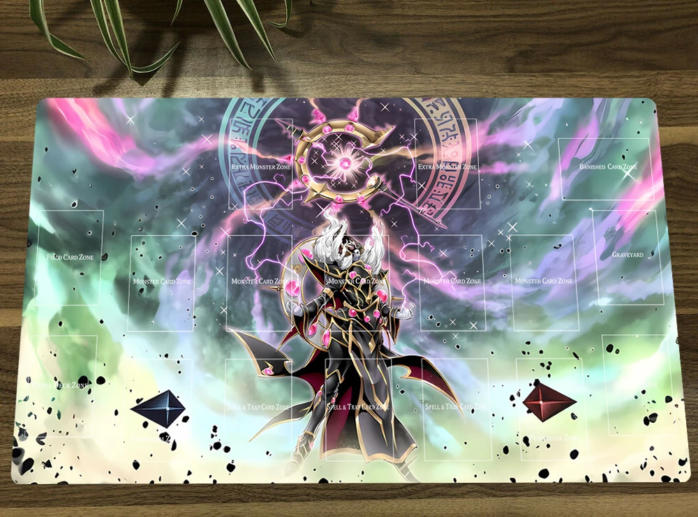 YuGiOh Spell Power Mastery TCG CCG Mat Trading Card Game Mat Table Playmat Desk Gaming Playing Mat Mouse Pad Free Bag