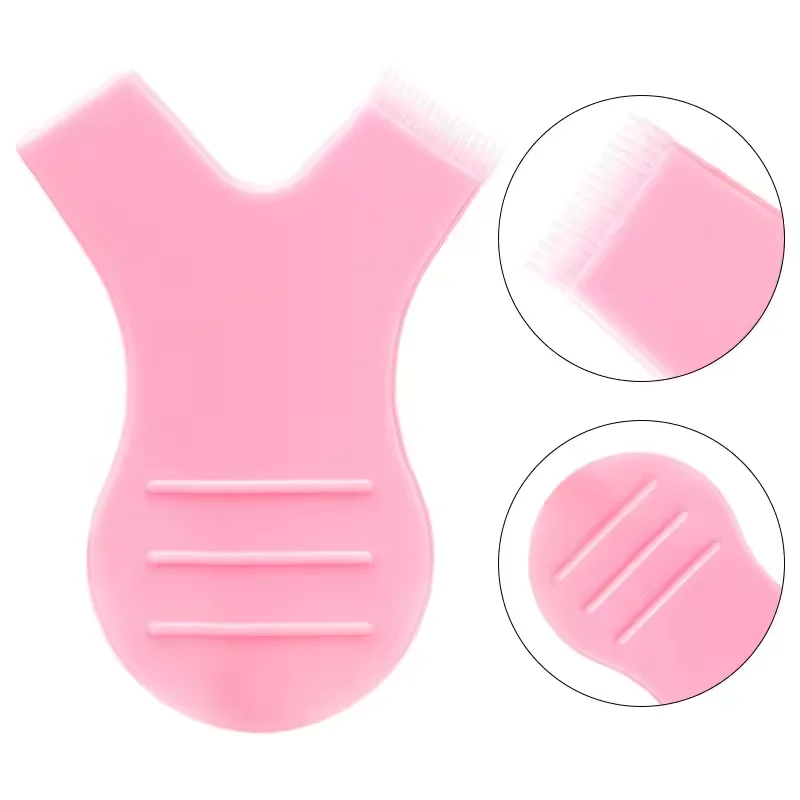 10Pcs/Set Plastic Grafting Eyelash Lift Brush Reuseable Plastic Clean Comb Y Shape False Lash Lifting Curler Brushes Makeup Tool