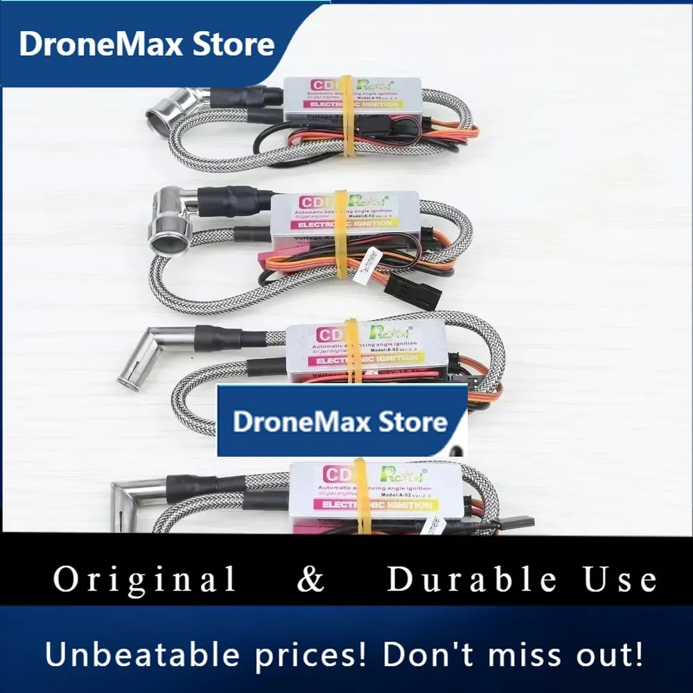 DroMaRCEXL MINI Small Aluminum Box Shell Automatic Angle Igniter CDI HV High Voltage Version Suitable For DLE, NGH,RCGF ETC