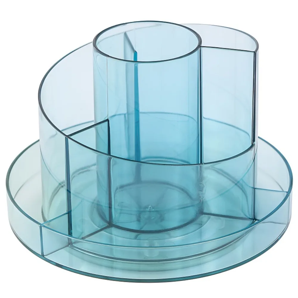 

360°Rotating Pen Storage Box Simple Multi-function Makeup Brushes Holder Tabletop Storage Home Office Stationery Organizer Stand