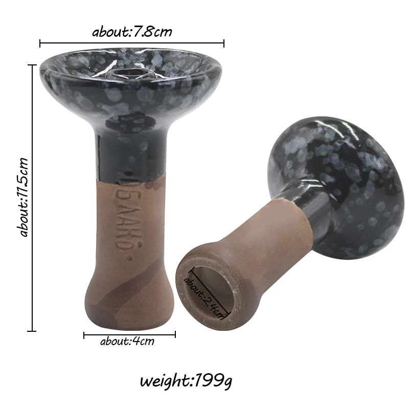 Color Glaze Hookah Bowls Ceramic Shisha Tobacco Holder Oblako Chicha Sheesha Narguile Wate Pipe Cachimba Somking Accessories