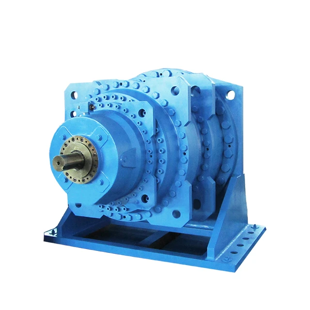 Foot Mounted High Torque Inline Gear Box planetary speed reducer gearbox for Concrete Mixer