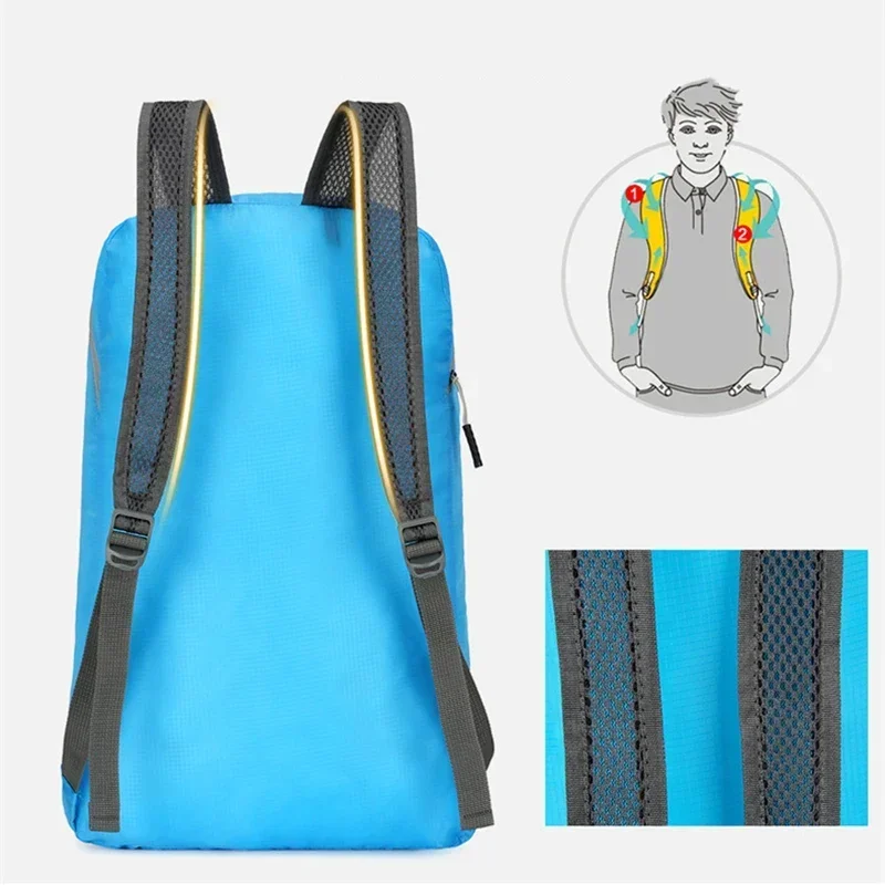 20L Lightweight Packable Backpack Foldable ultralight Outdoor Folding Backpack Travel Daypack Bag Sports Daypack for Men Women