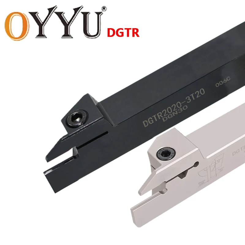 CNC外部スロットツールホルダーDGTR1616-2T18 DGTR2020-3T20 DGTR2525-3T22 2t22超硬インサート用旋盤シャンクツールバーdtr