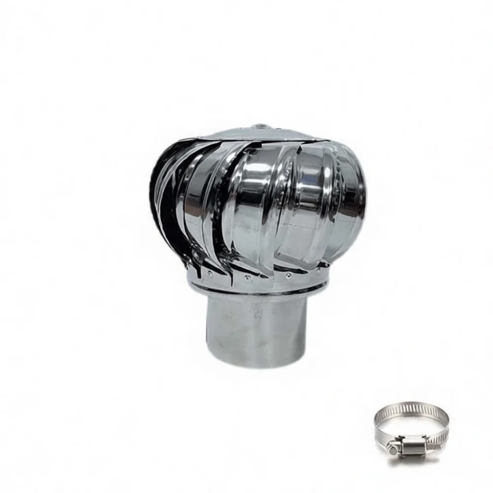 Outdoor Power Vent - Non Electric Roof Turbine Ventilator Stainless