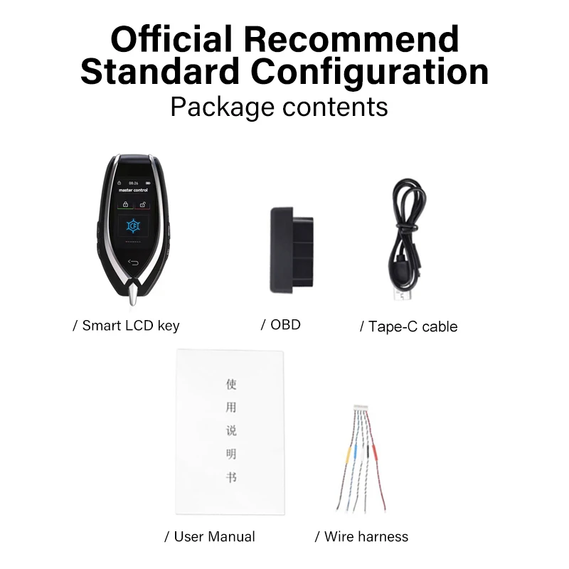 CF930 تعديل العالمي obd شاشة LCD مفتاح السيارة عن بعد لمرسيدس بنز BMW أودي تويوتا كيا فورد VW هيونداي مازدا بورش فولفو #6