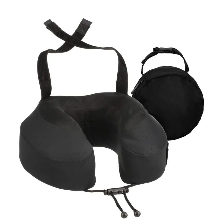 Travel Portable U-shaped Pillow Comfortable Travel Pillow Adjustable U-Shaped Neck Pillow Memory Foam Neck Support Pillow