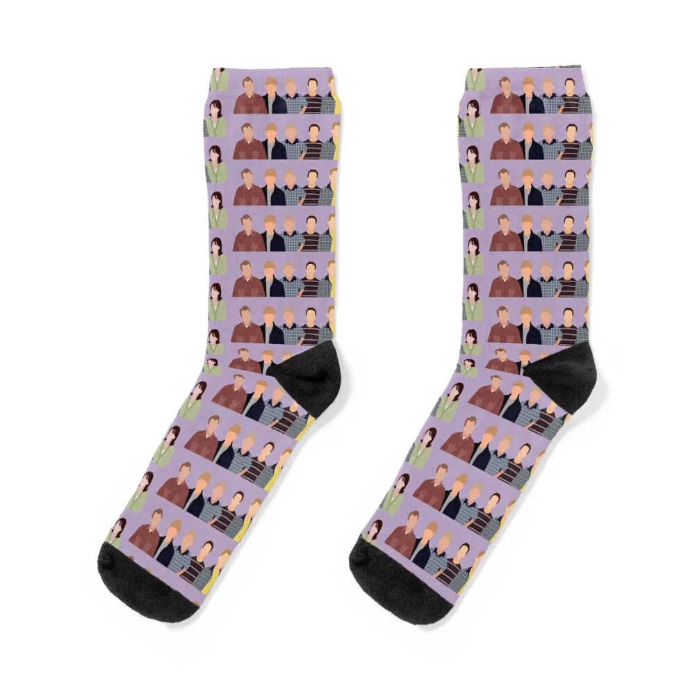 malcolm in the middle cast Socks kids sports stockings basketball Non-slip Socks For Man Women's