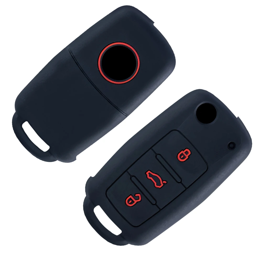 

Защитный чехол для автомобильного ключа для Volkswagen polo passat b5 golf 4 5 6 MK5 MK6 Eos Bora Beetle TSI, новый силиконовый чехол