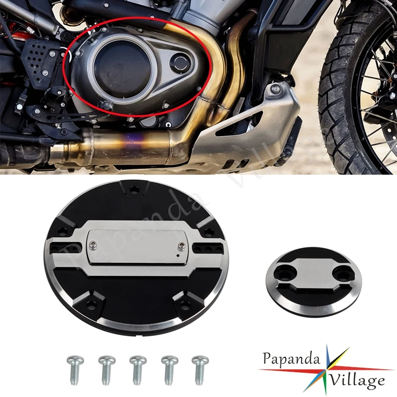 

For Harley Pan America Sportster S RH1250S 1250/S 21-22 Black Chrome Motorcycle Accessories Aluminum Clutch Protection Cover