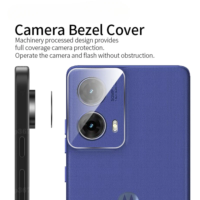 2pcs For Motorola Moto G85 Camera Tempered Glass For Motorola G85 Motog85 G 85 85G Screen Protector 3D Back Lens Protective Film