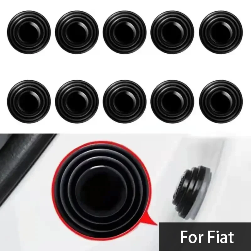 Car Stickers Car door Soundproof Patch Shock Absorber Gasket For Fiat 500 Freemont Panda Ducato Punto Pondo FR Abarth Argo Croma