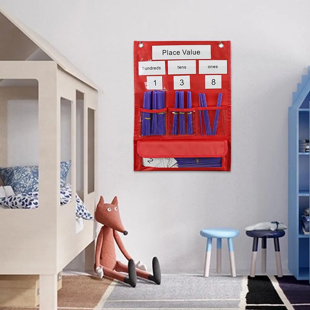 数位ポケットチャート 家庭教室での数位の練習 教室タイプ1