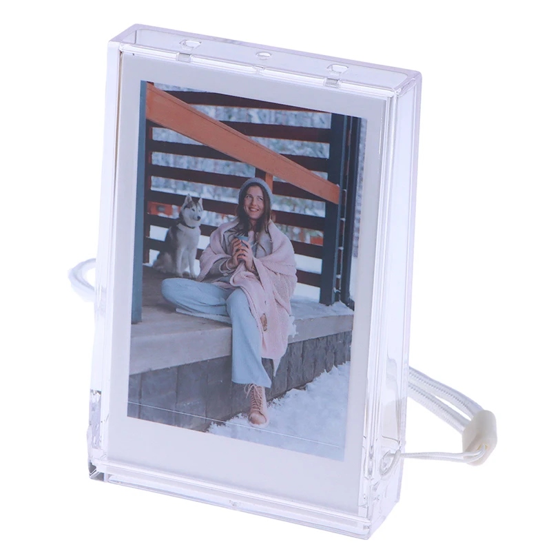 1Pc Pockets Photo Album 3 Inch Transparent Photocard Holder For Instax Mini Album Storage Collect Book Name Card Album