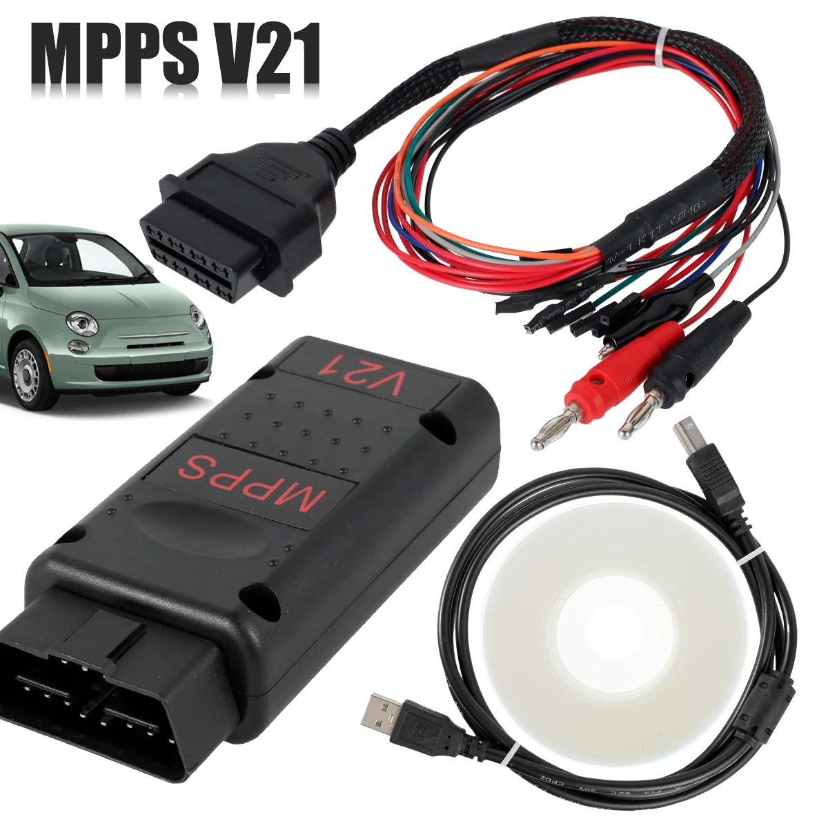 MPPS V21 ECU Programming Tool MULTIBOOT ECU Chip Tuning Programmer Premium Remapping Micro Flash EEprom Reader Writer