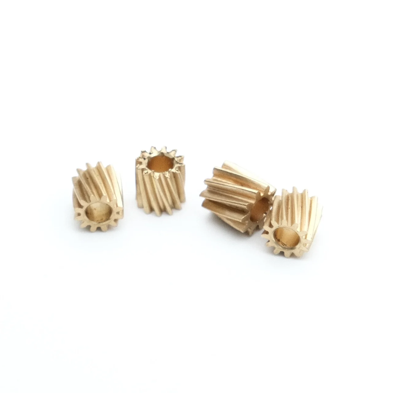 0.4M 12T 2.3mm/3mm Metal Helical Copper Gear