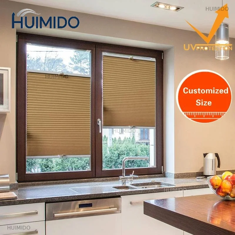 Custommade Honeycomb Blinds Cellular Shades Fabric Anti Uv Waterproof Fabric Inner Window Sunscreen Top Down Eco Blinds Blackout
