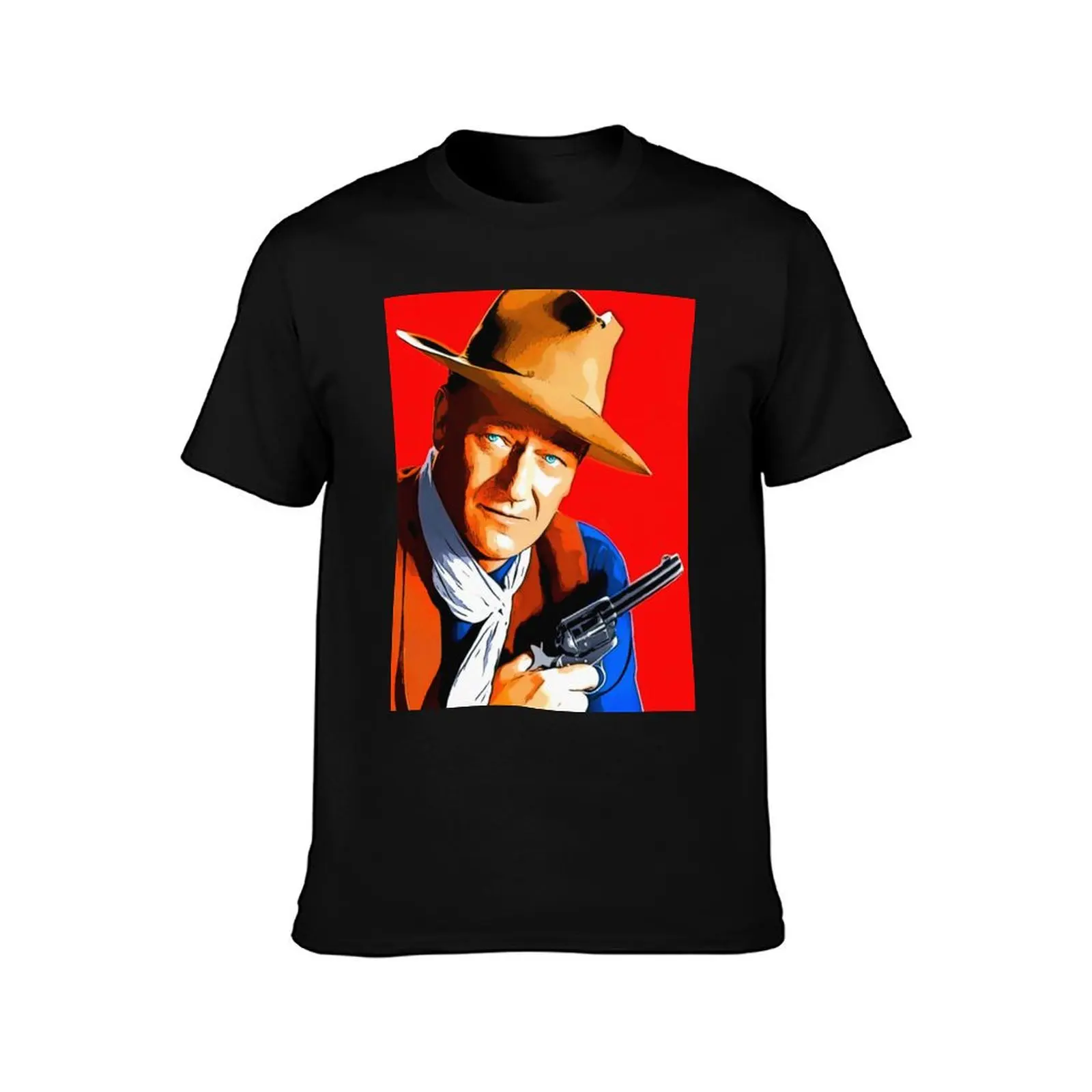 John Wayne in Rio Bravo T-Shirt Performance Workout Short Sleeve Tee T-Shirt