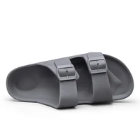 Summer Adjustable Soft Slides Slippers For Men Flat EVA Slippers Lightweight Anti Slip Slippers Size 34-47 48 49  Dropshipping 6