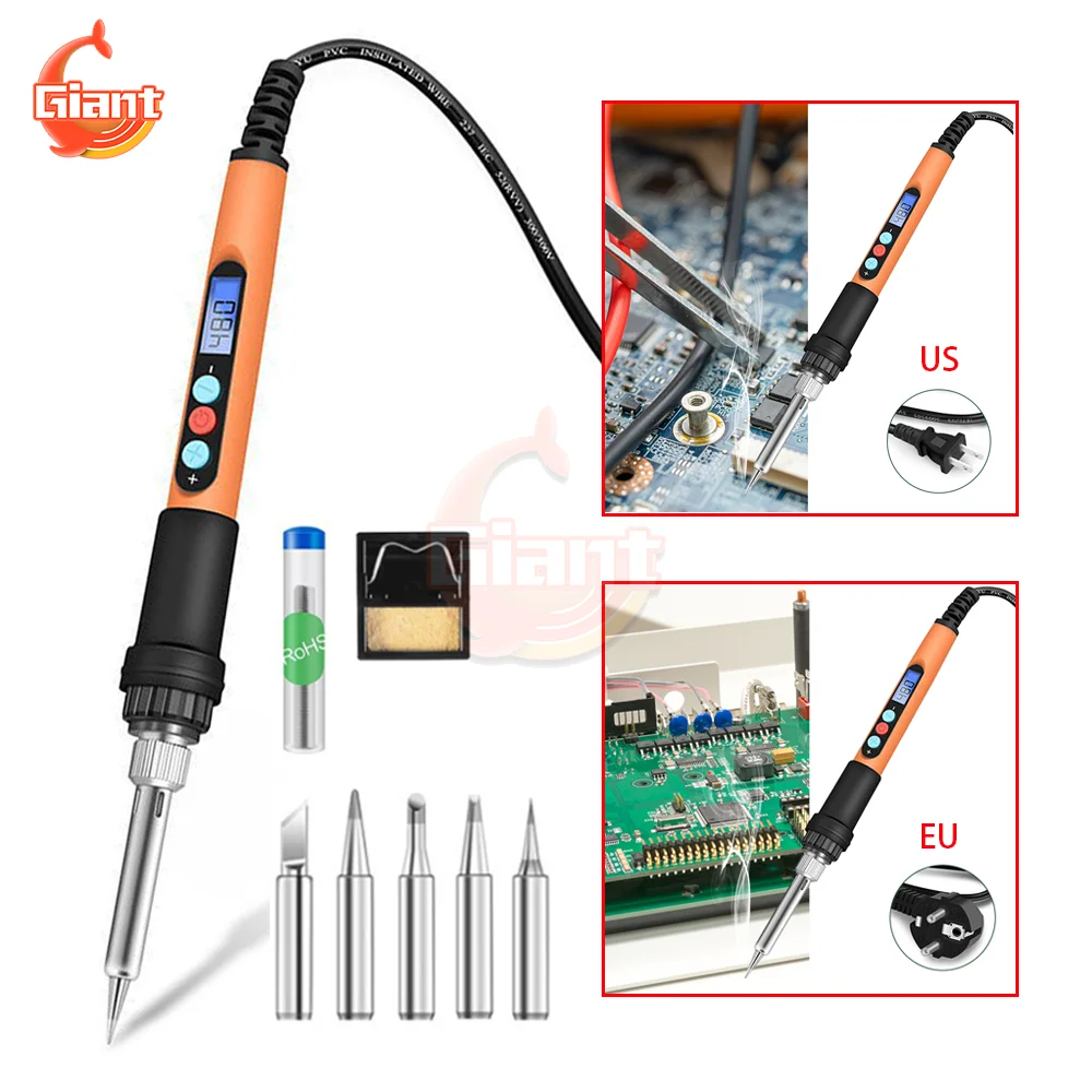 

220V/110V 100W Portable Handheld Electric Soldering Iron Adjustment Constant Temperature Heating Solder Iron Repair Welding Tool