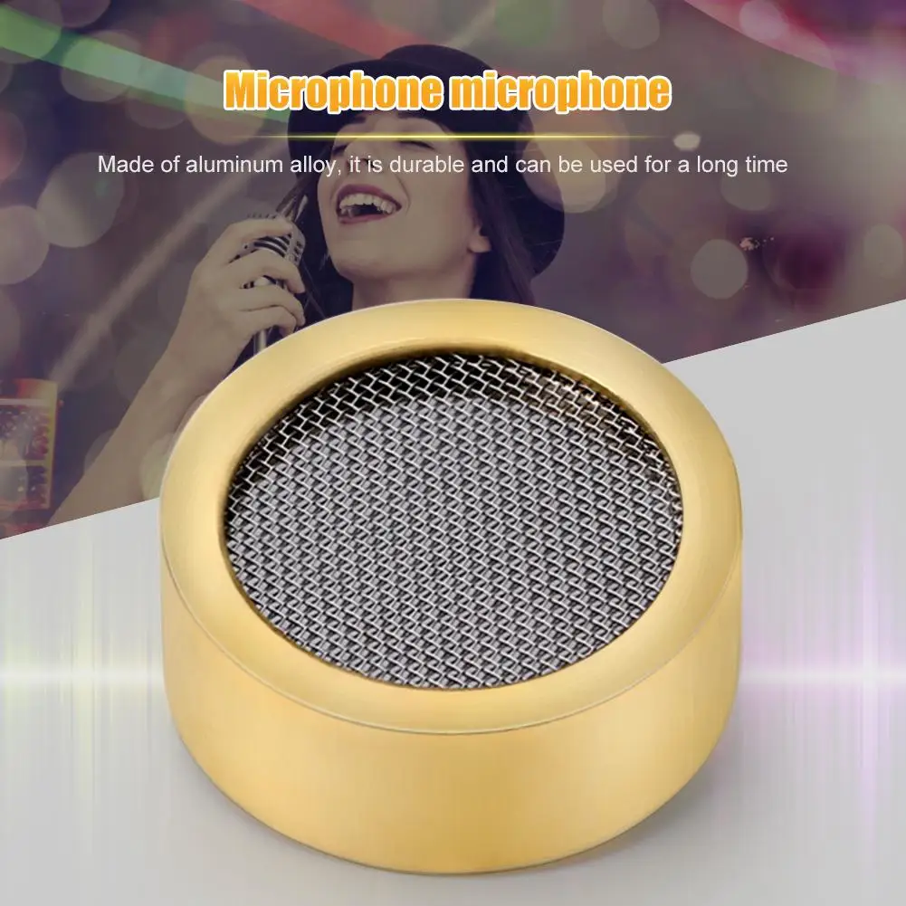 1/2/3PCS Microphone Cartridge Capsule Aluminum Alloy Stereo Sound Replacements 25mm Large Diaphragm Mic Parts Instrument Parts