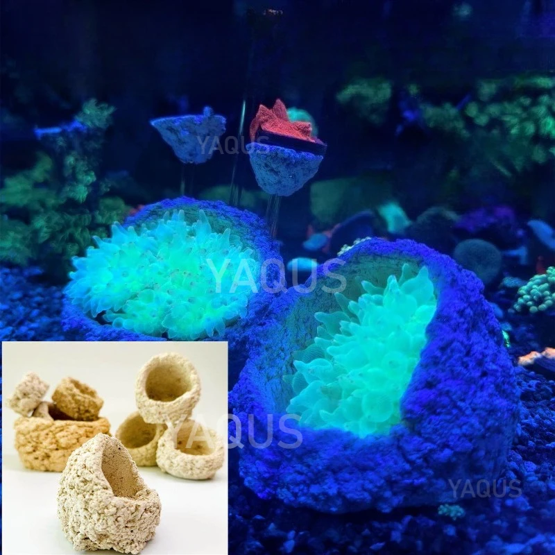 Fish Tank Coral Nest Ornaments - Aquarium Marine Rock ulasan dan harga