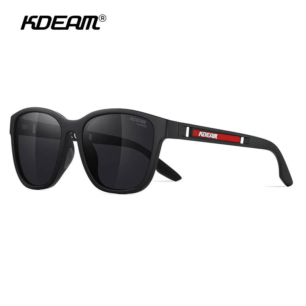 KDEAM Leisure Activities Polarized Fishing Sunglasses Men Ultra-Light TR90 Material Sun Glasses Multi-Occasion Use Include Case