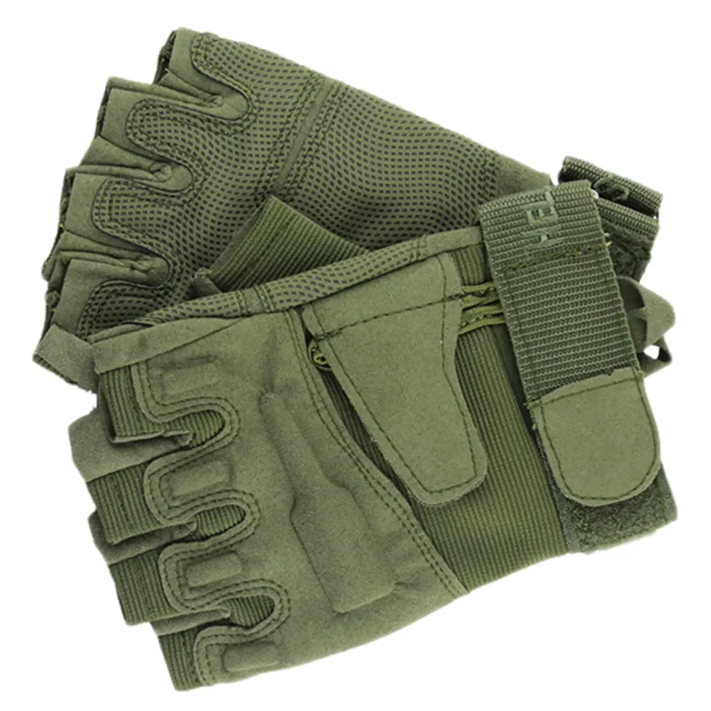 

Anti Slip Cycling Gloves Sports Half Finger Biking Men Motorcycle Weightlifting Fitness Work Gloves Breathable Durable