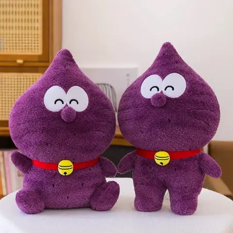 Purple Potato Doraemon Kawaii Stuffed Plush Toy Soft Animal Plush Toy Anime Figures Birthday Gifts