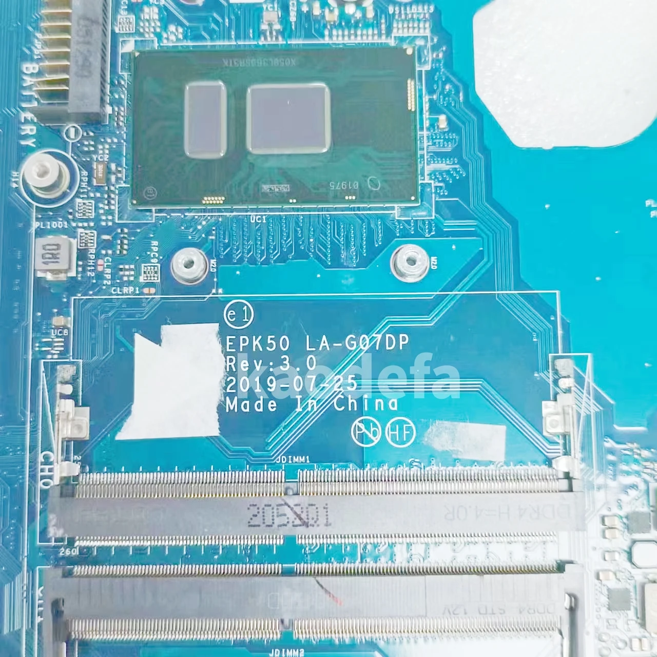 Imagem -06 - Laptop Motherboard para hp Pavilion 15-da 250 g7 La-g07dp La-g07ep Cpu I37020u I5-7200u I38130u I59250u I7-8550u Testar ok