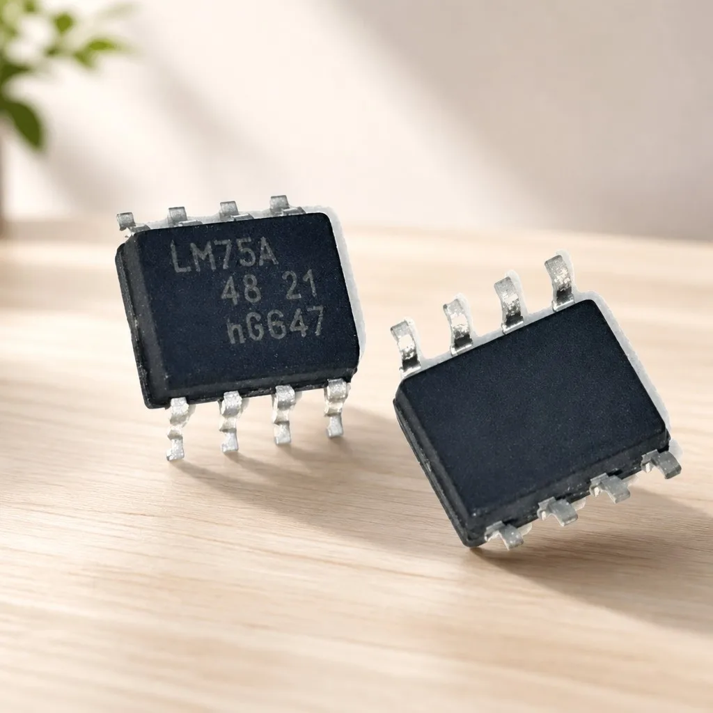 10PCS LM75 LM75A LM75AD SOP8 Temperature Sensor IC Chip New Original
