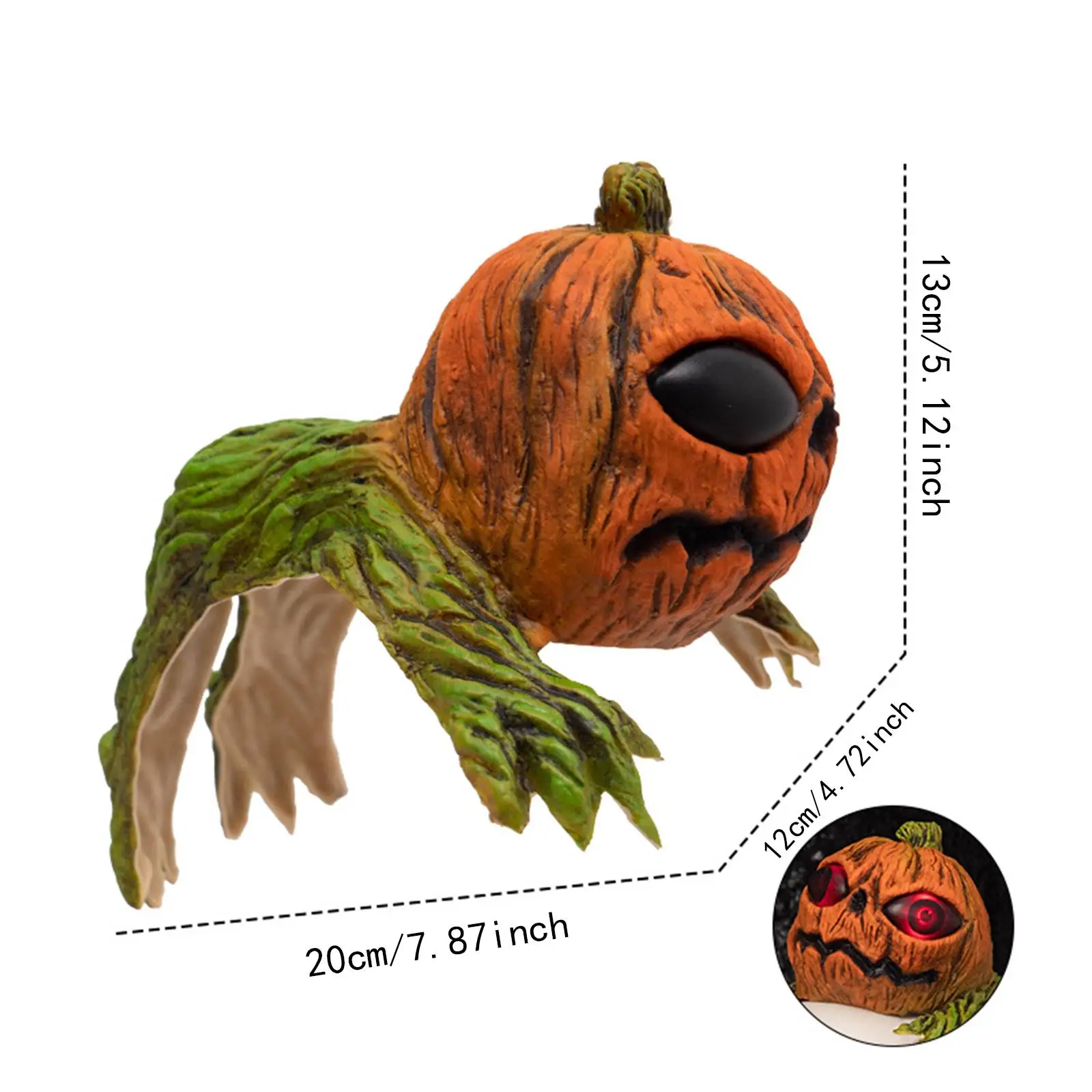 Halloween Party Funny Pumpkin Shoulder Sitter Puppet for Club Themed Events