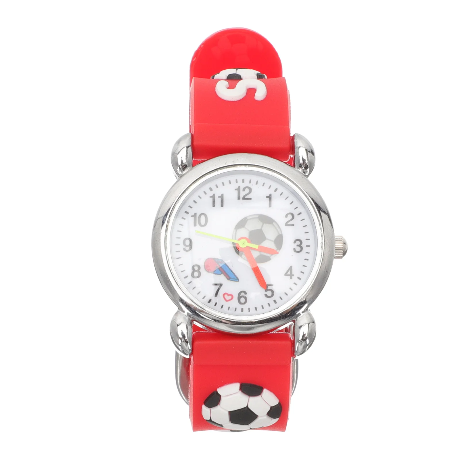 어린이 실리콘 시계 만화 어린이 스트랩 부드럽고 편안한 내마모성 학생 손목 시계 소년 소녀를위한 휴일 선물