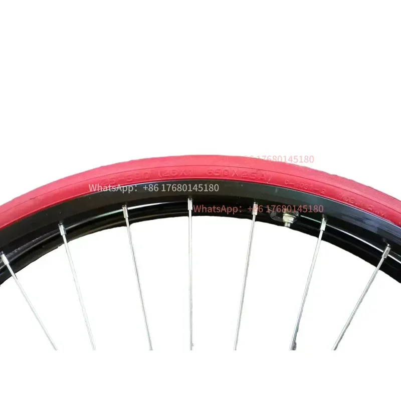 26-Inch active wheelchair or basketball wheelchair tire, red inflatable tire 26-inch X1 tire