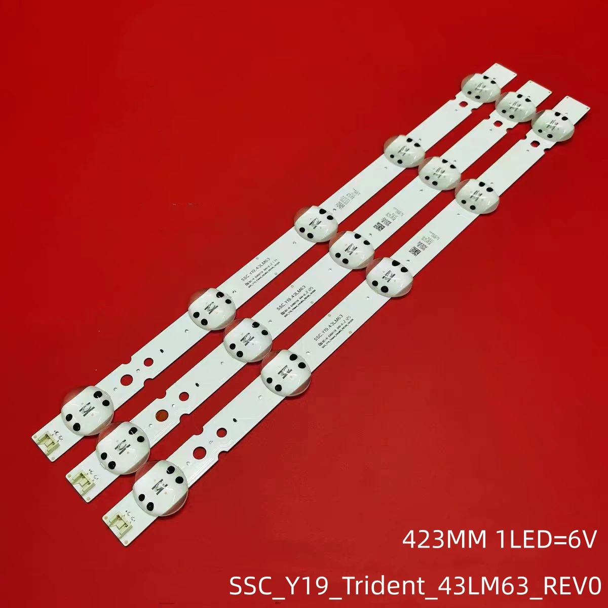 

LED backlight strip for 43LM6300PLA 43LM6300PSB 43lm6300pub 43lm6300 43LM6500PLB 43LM6370PLA SSC_Y19_Trident_43LM63_REV00_181029