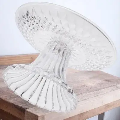 

1pc Acrylic Fruit Plate Wedding Party Dessert Stand Display Tray Detachable Light Stable Serveware Set Banquet Decor