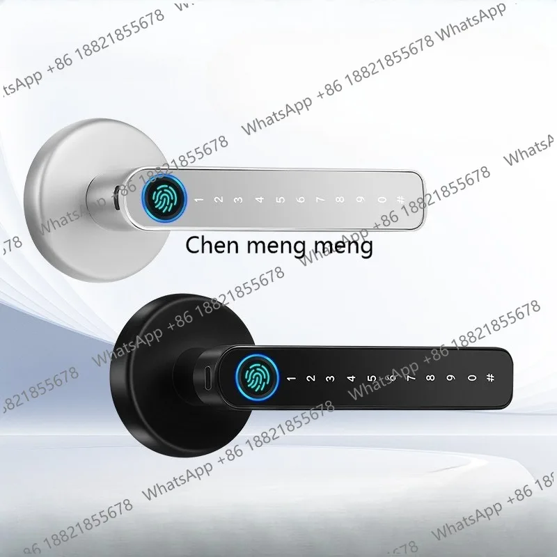 

American door handle lock open with one hand, fingerprint combination lock, APP handle smart lock
