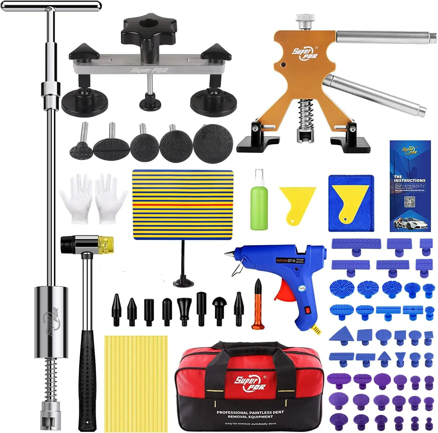 PDR Dent Removal Tool Car Dent Repair Kit Dent Lifter Dent Removal Tool Car Dent Removal Kit Car Dent Removal Tool image 3