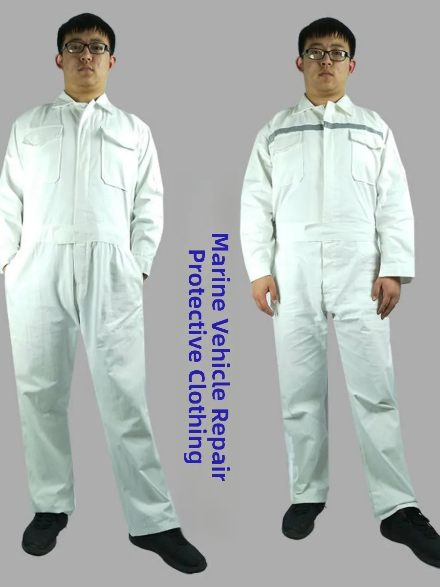 

Thiened Pure Cotton Overalls Men's Workwear Maintenance Set Anti-Low Temperature Winter orm School orm Workwear