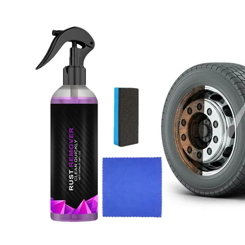 

Rust Inhibitor For Metal 100ML Car Rust Removal Spray Rust Reformer For Remove Iron Particles In Car Paint Motorcycle RV And