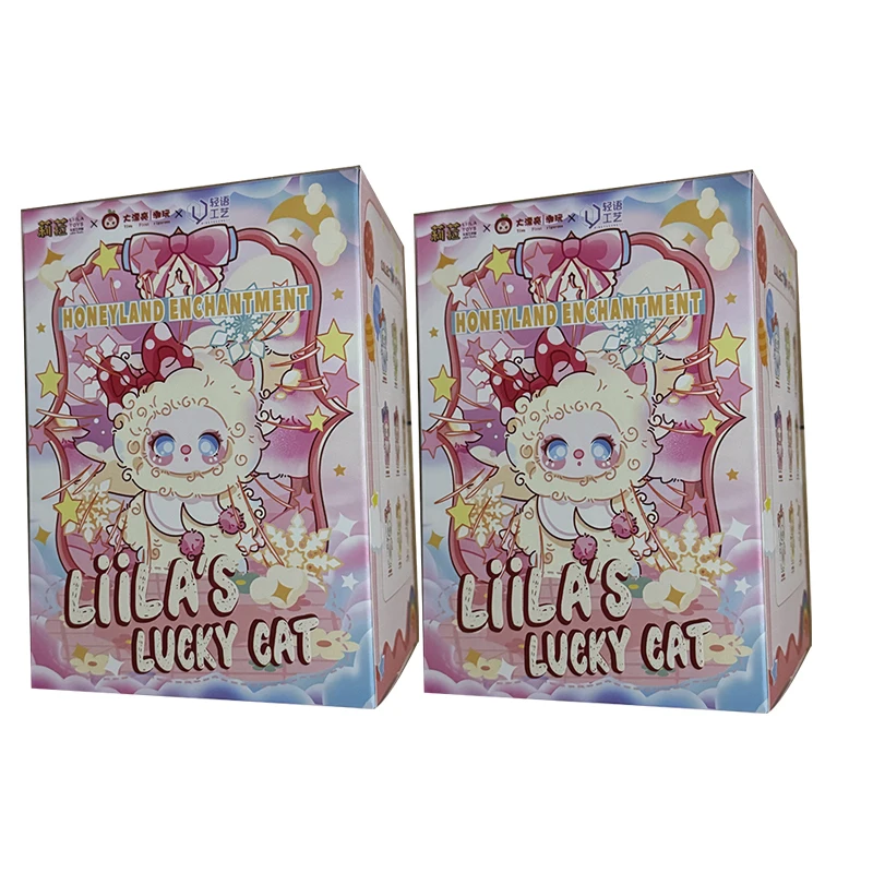 Liila Lucky Cat Series Plush Doll Blind Box Toys Mystery Box