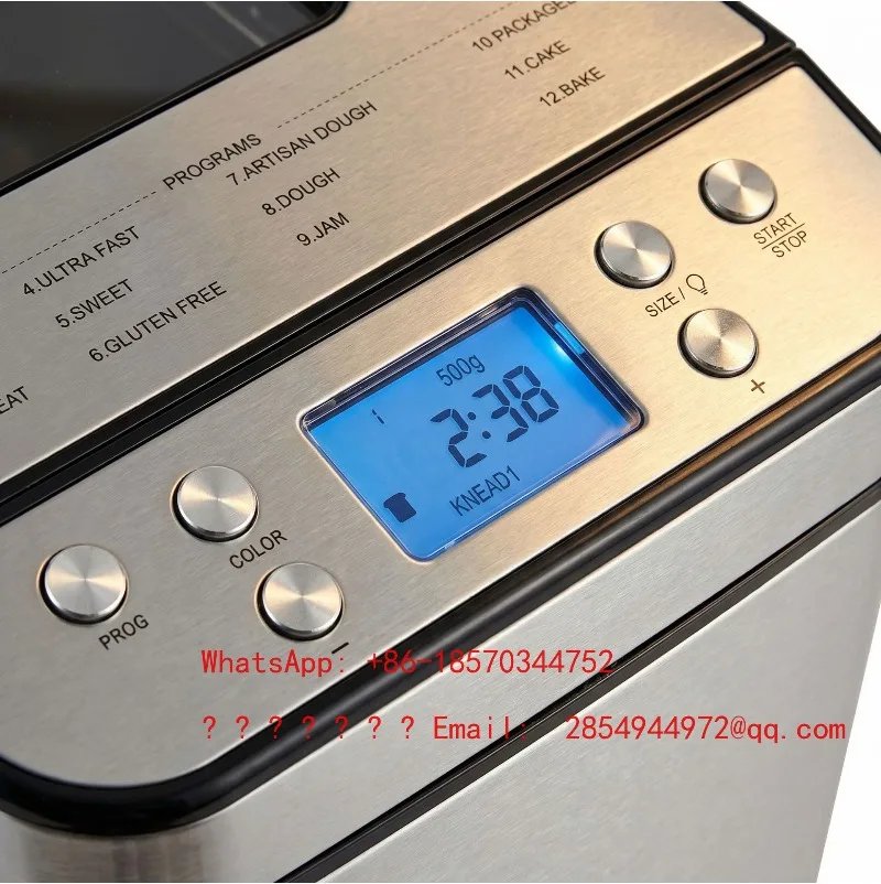 Picture 7: European Standard Automatic Bread Machine Multi-function and Noodles Fermented Toast Household 700W Automatic Baking Machine