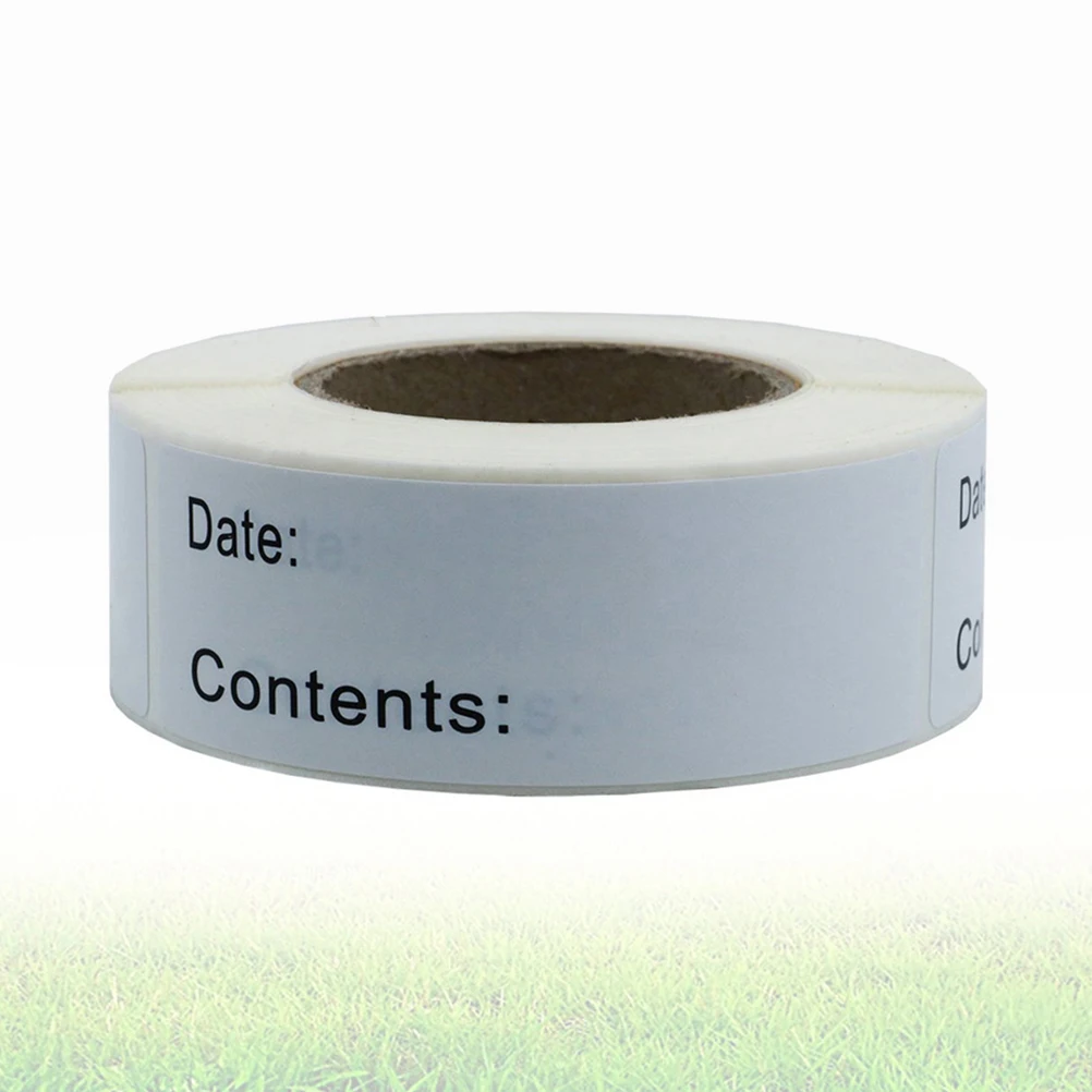 Date Sticker Record Letter Small Blank Japanese Container Magazine Number Mailbox Typewriter Self Adhesive Craft File