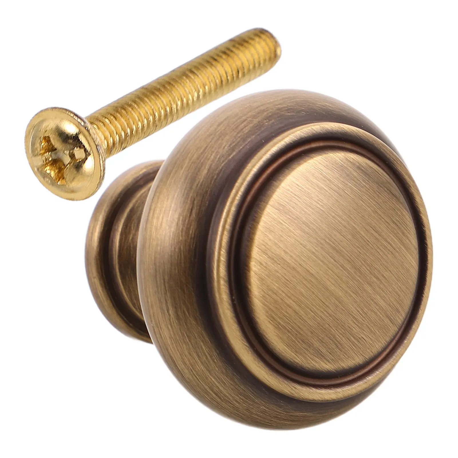 Vintage Brass Cabinet Handles Retro Wardrobe Drawer Knobs Kitchen Cupboard Door Pulls Bedroom Furniture