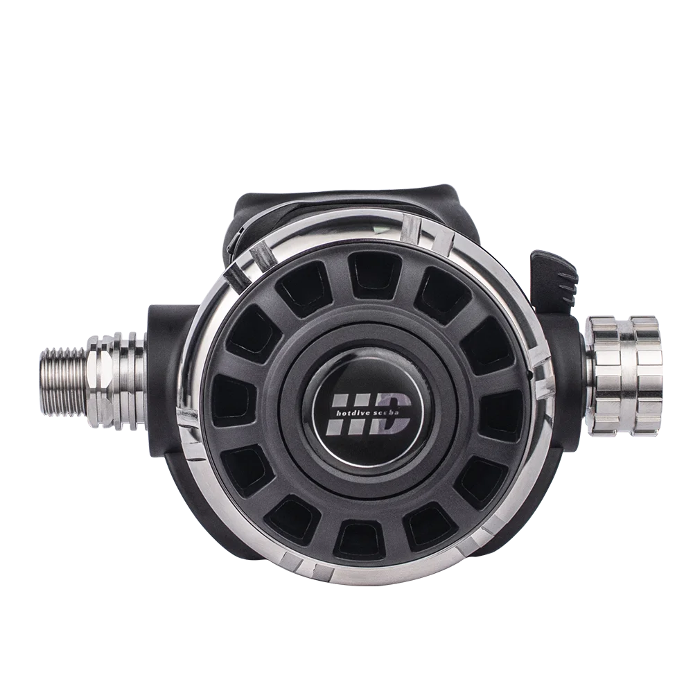 2026 HotDive معدات غطس صمام معدني متوازن قابل للتعديل T4 منظم المرحلة الثانية