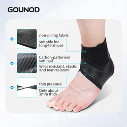 Ankle Support Brace Elasticity Free Adjustment Protection Foot Bandage  Prevention Sport Fitness Guard Band