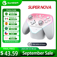 GameSir Super Nova Wireless Game Controller T4N Pro Gamepad Hall Effect Sticks Analog Triggers for PC Switch Android iOS